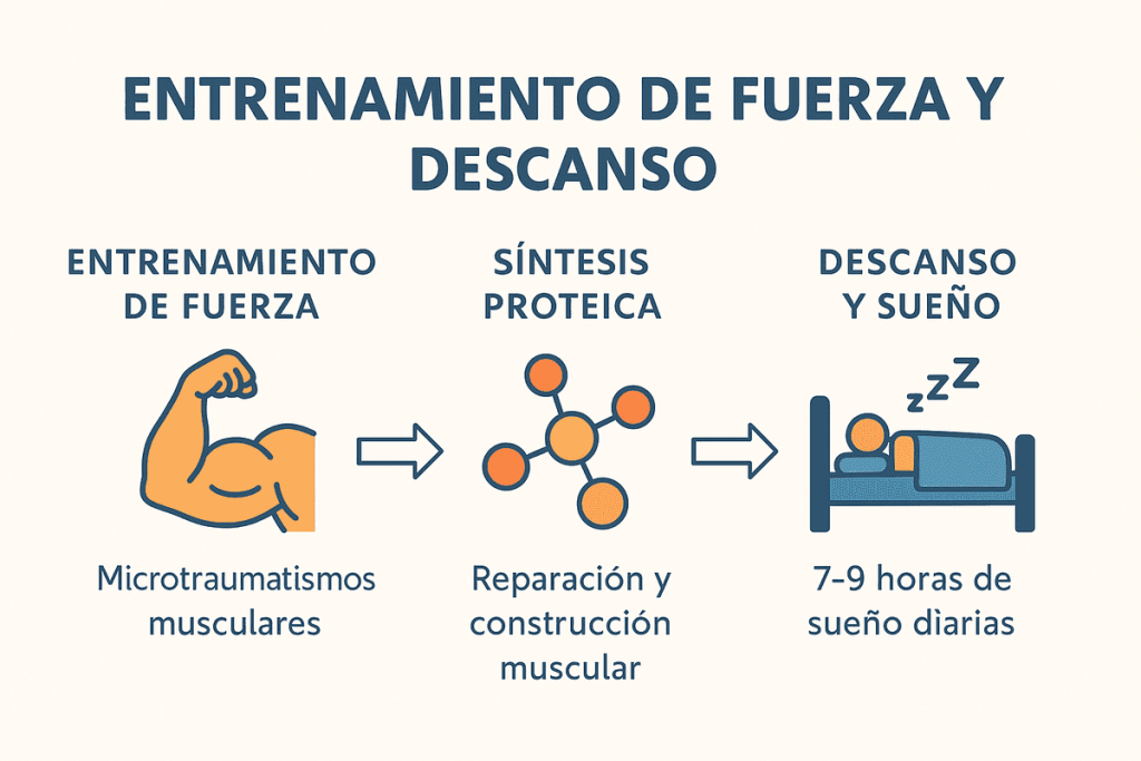 cómo ganar masa muscular con dieta infografia