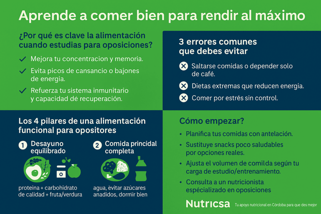 Infografia Cómo aprender a comer bien