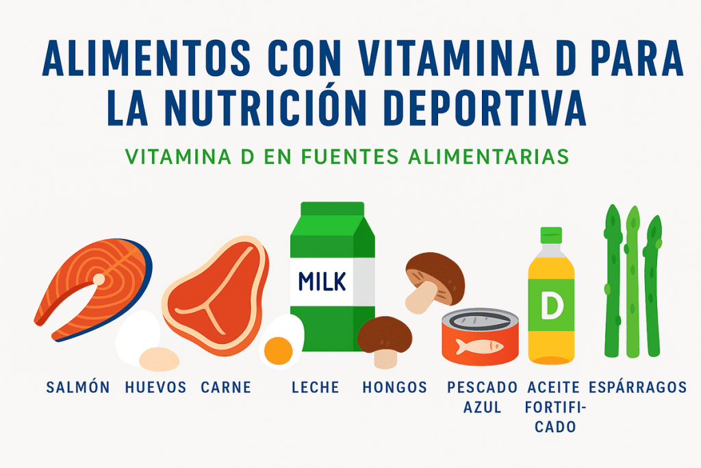 Alimentos con vitamina D para la nutrición deportiva info