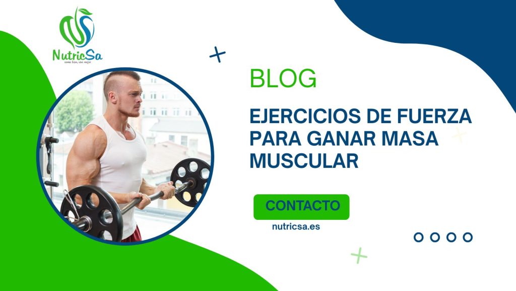 ejercicios de fuerza para ganar masa muscular